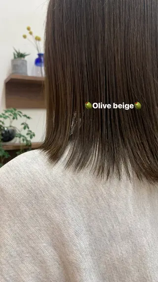 ミディアム カラー カワクボ ソラのヘアスタイル