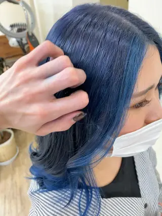 カラー SALOWIN栄 高須大貴のヘアスタイル