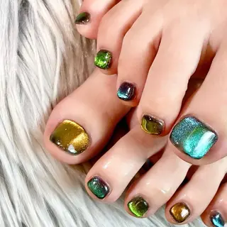 ネイル ネイル・まつ毛・眉毛 同時施術可能💅🏻のネイルデザイン