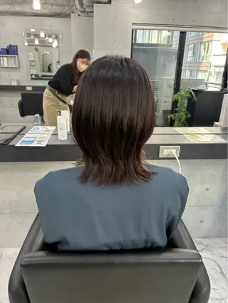 ミディアム カラー Endearing 🌟銀座のヘアスタイル
