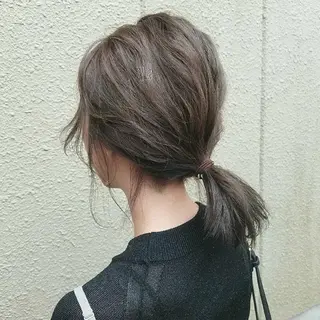 カラー 🙃 透明感カラー/ボブのヘアスタイル