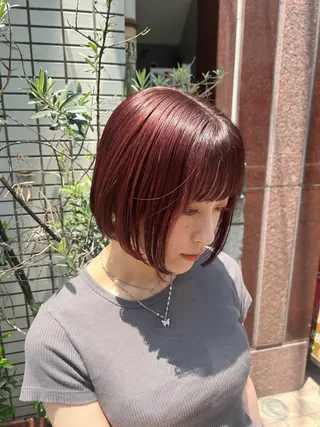 ショート カラー 🌷川崎/ボブ/ アレンジ/コトネ🌷のヘアスタイル