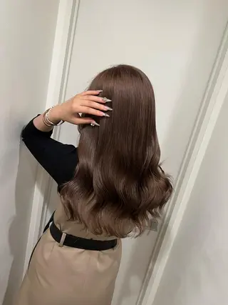 ロング カラー ヘアアレンジ 🔥ハイトーンカラー ギャルNAOKI🔥のヘアスタイル