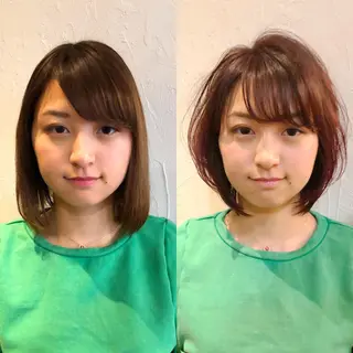 ショート 髪質改善縮毛矯正 専門店のヘアスタイル