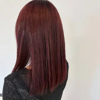 カラー ルプラボウ すぎやまみほのヘアスタイル