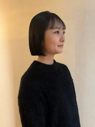 ショート カラー 薮 夏帆のヘアスタイル