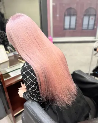 ロング カラー ハイトーンエクステ 🎩カズキ🎩のヘアスタイル