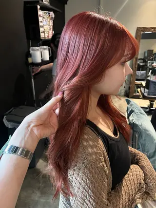 ロング miyabi🌙 大阪／梅田ヘアカラーのヘアスタイル