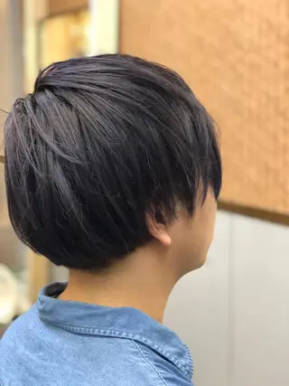 ショート カラー ヘアアレンジ 枝毛カット＆髪質改善 満足NO.1岡しゃんのヘアスタイル