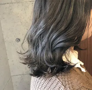 ミディアム mayu ○のヘアスタイル
