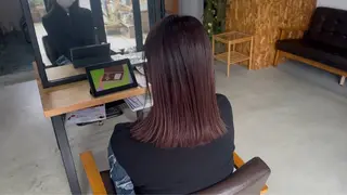 ロング カラー ブリーチ特化 コンテスト優勝サロンのヘアスタイル