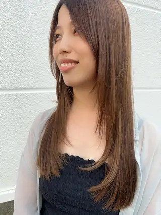 ロング こむぎ/ky-go6 ボブ/レイヤーのヘアスタイル