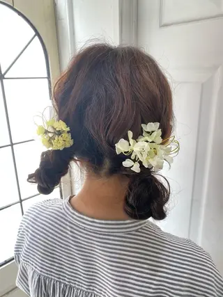 ヘアアレンジ uros.中目黒 moekaのヘアスタイル