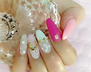 ネイル 🩵池袋heart nail🩵のネイルデザイン