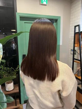 セミロング 増田 晃大のヘアスタイル