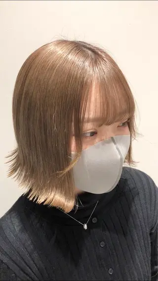 ショート カラー ハイトーン×レイヤー ／遠藤将太のヘアスタイル