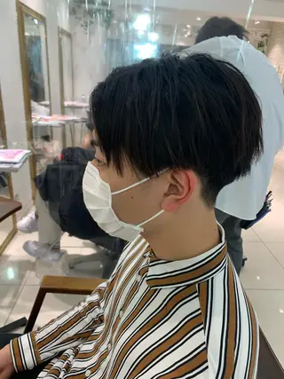 メンズ ハイトーン職人 ♡中島凱人のヘアスタイル