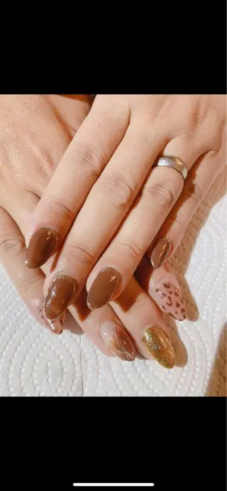 セミロング shandy nailのネイルデザイン