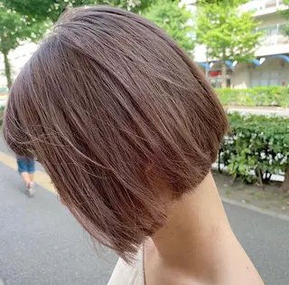 ショート 似合わせカットカラー ♡佐藤捺美のヘアスタイル