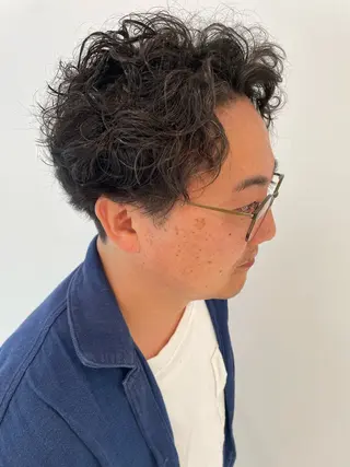 パーマ メンズ パーマ/ショートボブ Aoyagiのヘアスタイル