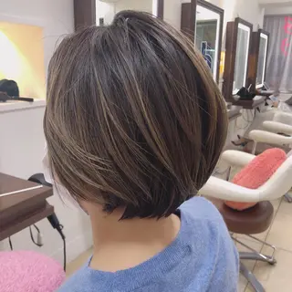 ショート 顔周りの垢抜けヘア 立山愛梨のヘアスタイル