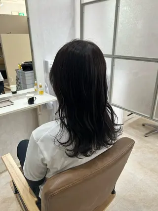 ミディアム カラー 💙まこと💙艶 カラー(Rico)のヘアスタイル