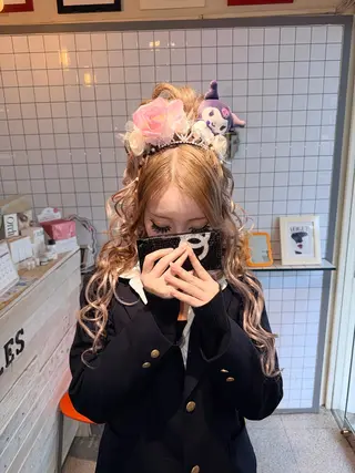 ヘアアレンジ 個性的カラー ☆≡ねねのヘアスタイル