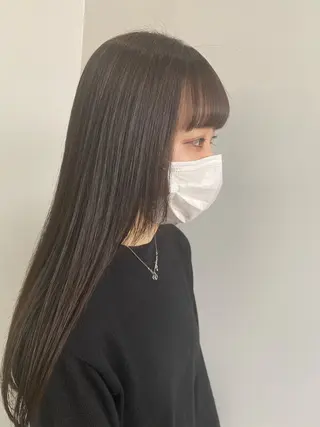 ロング aoi ♡グレージュ ・ベージュカラーのヘアスタイル