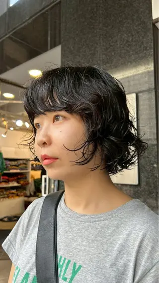 ショート パーマ 🌿ボブ パーマ高橋啓太🌿のヘアスタイル