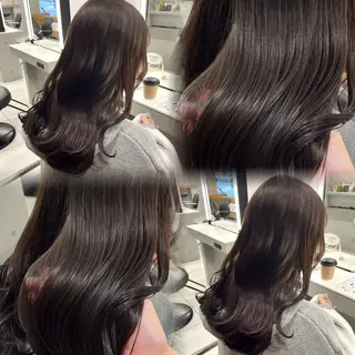 セミロング 🎀透明感カラー🎀 稲垣至恩🎀のヘアスタイル