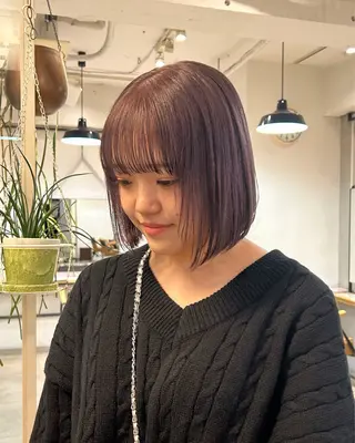 ショート じゅわっと暖色カラー 🍊Moemiのヘアスタイル