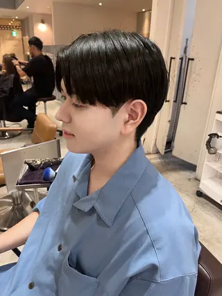 ショート メンズ 大阪韓国メンズ特化 LUNAのヘアスタイル