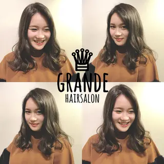 セミロング カラー パーマPrivate SalonNoa名駅のヘアスタイル