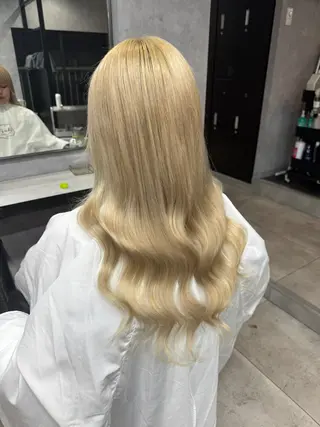 ロング フィーネ 池袋所属・sayaka 池袋店/カットモデルのヘアスタイル