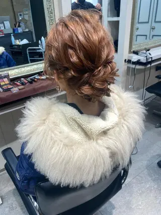 ロング ヘアアレンジ 🤍韓国風ヘア 柴田真帆🤍のヘアスタイル