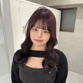 ロング りおな/髪質改善/ カラー /平尾のヘアスタイル