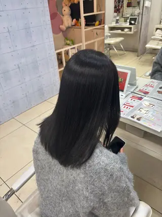ミディアム カラー 🎀ゆい🎀 髪質改善カラー🎀のヘアスタイル