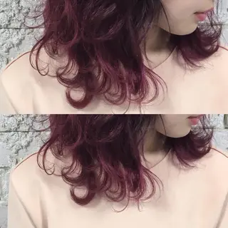 ミディアム カラー cherir髪質改善 パーソナルカラー診断のヘアスタイル