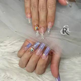 ロング 美フォルムスカルプ✨ RENAのネイルデザイン