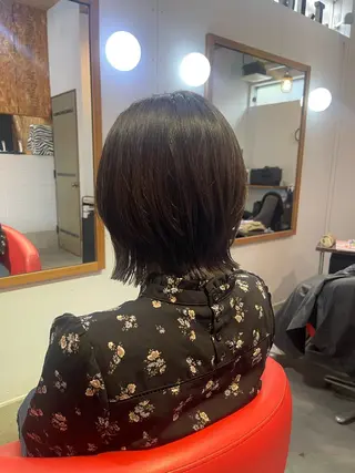 ミディアム 今田 茜のヘアスタイル
