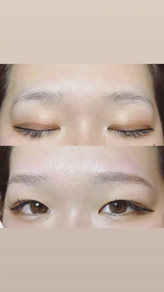 アイブロウ うえ はらのヘアスタイル