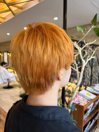 ショート 🍒🌷ピンクカラー 🌷🍒井出まりあのヘアスタイル