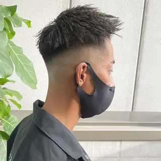 パーマ メンズ 渋谷/フェード/ 國分 翔のヘアスタイル