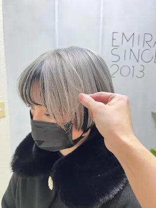 ショート カラー 🟢NEGi🟣 🫧髪質改善のヘアスタイル