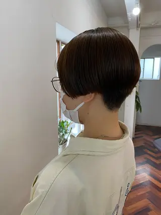 ショート Kazaoka Saraのヘアスタイル