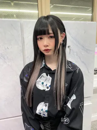 ロング カラー ヘアアレンジ 🎀プルエクステ みまひかる🎀のヘアスタイル