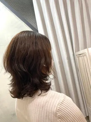 ミディアム パーマ マエダ　カズエ🫶 coronahairのヘアスタイル
