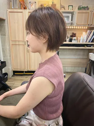 ショート カラー 平尾 拓也のヘアスタイル