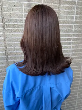 ミディアム 谷川あかり /ナチュラルパーマのヘアスタイル