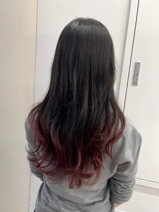 セミロング パーマ カラー Flora by siestaのヘアスタイル